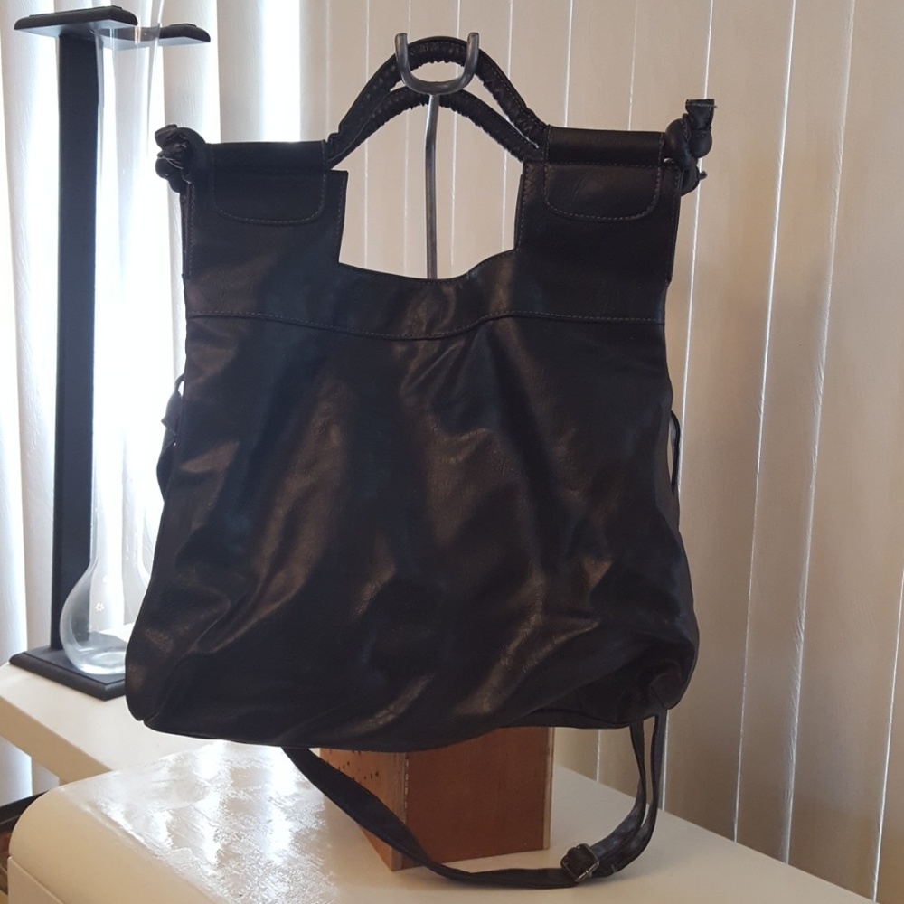 Giannini faux leather crossbody purse